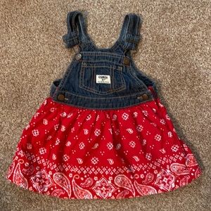 👗 3/$25 - 18 month girl Oshkosh Overall Dress